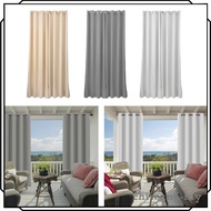 [ChiwanjifcMY] Water Resistant Outdoor Curtains Eyelet Panel Garden Drapes Patio Gazebo