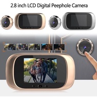 Digital Door Viewer Peephole Door Camera Doorbell 2.8-inch LCD Screen Night Vision Photo Shooting Di
