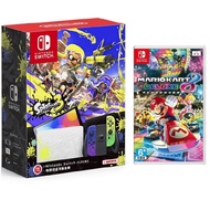 【Nintendo 任天堂】Switch OLED 斯普拉遁 3 特別版主機 (台灣公司貨)+任選一片遊戲
