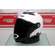 Nolan Helmet N70-2 GT Classic N-Com (5 Metal White) Modular Flip Up