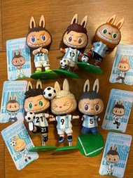 How2work Labubu Zimomo 阿根廷 足球隊 美斯 Messi  POP MART POPMART