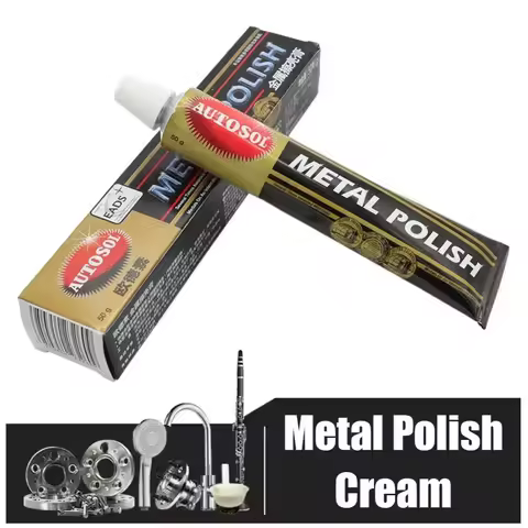 AUTOSOL Metal Polishing Paste Cream Knife Machine Wax Rust Oxide Remover Cleaning Tool for Stainless
