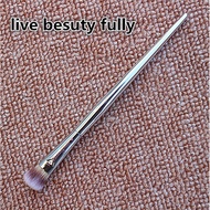 It216 Beauty Cosmetic Silver Chromed Handle Professional Big Eyeshadow Brush