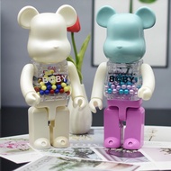 DO Bearbrick Series 400% Chiaki Violent Bear GK Toy Doll Building Blocks Bear Ornaments Tide Play Garage Kit58607 Du
