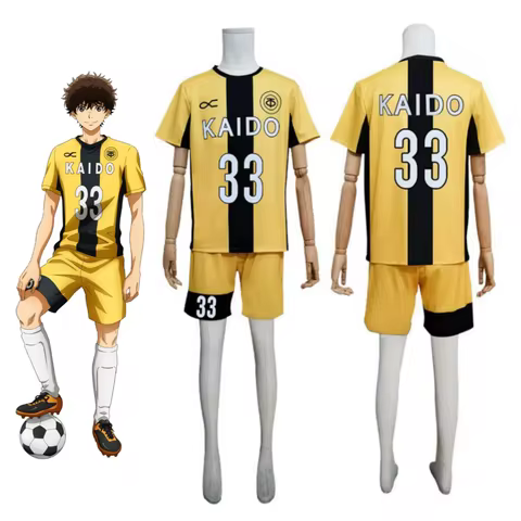 Anime Ao Ashi Aoi Ashito Cosplay Costumes KAIDO Team Jersey Tachibana Souichirou Soccer Set Ootomo E