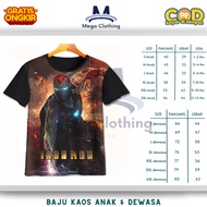 Iron Man v4 Superhero T-shirt for Children & Adults | 3d Family Couple Clothes Iron Man Character v4