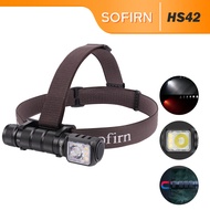 SOFIRN HS42 Headlamp 2100 Lumens 6 LEDs with Red Light Spotlight & Floodlight