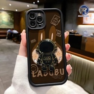 SS991 Case casing Siliconehp Labubu Monster with standing phone softcase casing hp compatible for ip
