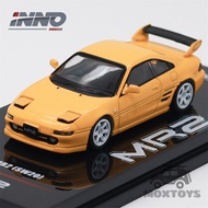 INNO 1:64  MR2 (SW20) Yellow Diecast Model Car