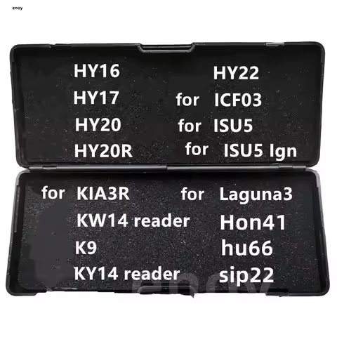 lishi 2in 1 tools hu66 HY16 HY17 KW14/KA34 HY20R KW14 K9 KY14 HY22 ICF03 ISU5 for KIA3R/Laguna 3 LiS