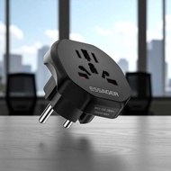 ESSAGER Universal Travel Adapter Multi Port UK EU USA AUS 2500W 250V - WL-09