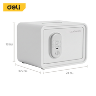 Deli ตู้เซฟ ตู้เซฟมีช่องหยอด เซฟออมเงิน รหัสผ่านปลอดภัย แข็งแรง มาตฐานระบบความปลอดภัย Safe box