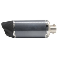 New Arrival Universal Motorcycle Double-vented Muffler Exhaust Pipe CB400 CB600  FZ400 Z750
