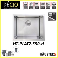 HAUSTERN HT-PLATZ-550-H HANDMADE STAINLESS STEEL SINK