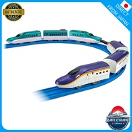 Takara Tomy Plarail E8 Series Shinkansen & E5 Series Shinkansen Connectable Train Set Toy for Ages 3