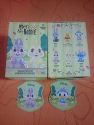 Miniso Disney 迪士尼系列 兔兔在哪裏主題盲盒  桑普,唐老鴨