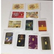 Emas 9999 Gold Bar card 0.5g (Ready Stock)