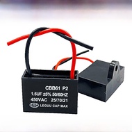 Film Capacitor for Fan Starting CBB61 Ceiling Fan Exhaust Fan Oil Smoker Machine 450V Various Sizes 