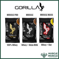 GORILLA - Muscle Pro Whey Protein | Muscle Whey Protein | Muscle Mass Gainer | On-The-Go 1 Sachet