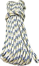Matsuura Industries Accessory Color Code (Rope), White + Blue, Yellow, 0.2 inches (4 mm) x 32.8 ft (