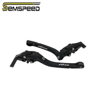 คลังสินค้าพร้อมสำหรับYamaha YZF R15 YZF-R15 V3 2018-2022 2023 CNC Brake ที่จับคลัทช์เบรคพับได้สำหรับ