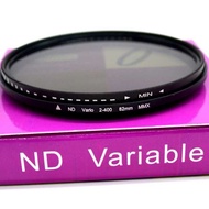 Adjustable ND ND ND2-4 Medium Gray Density Filter 37MM-82mm Camera Filter