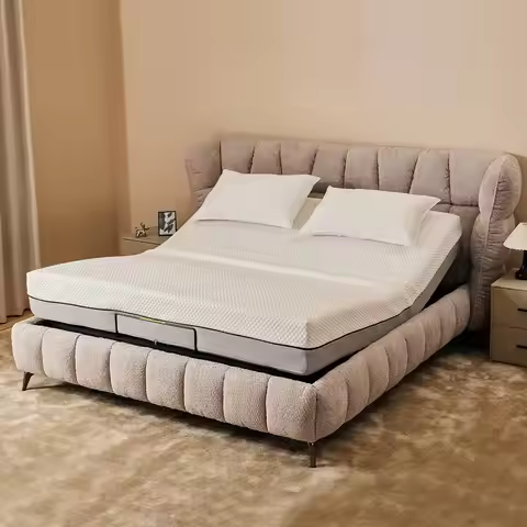 Adjustable Bed Frame King Dual Motors Wireless Remote Head & Foot Incline Anti-Snore Zero Gravity, C