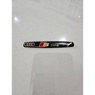 Audi S line racing gel oval import Emblem