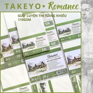 Takeyo Romance Graphic Drawing Paper - Fine Art Exam Preparation Paper 110Gsm-A3/A4
