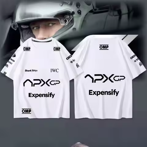 2025 New Brad Pitt F1 Men's and Women's Movie T-shirt, Outdoor Sports, Casual, Comfortable Shirt, 3D