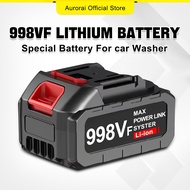 Water Jet Cordless Car Wash 998VF lithium battery high-voltage car washing machine rechargeable larg