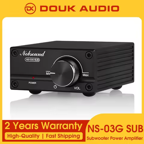 Douk Audio Hi-Fi 100W Mini TPA3116D2 Subwoofer / Full Frequency Power Amplifier Mono Channel Digital