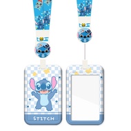 Cartoon Cartoon Card Holder Student Bus Card Multifunctional Subway Card Holder Retractable Lanyard 