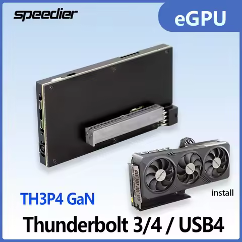 eGPU TH3P4 GaN V2 Thunderbolt 3 4 USB4 Graphics Card GPU Dock Notebook TB3 4 Video Card Docking Stat