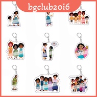 Full Magic Funky House Acrylic Keyring Vibrant Cartoon Collectible Character Gift