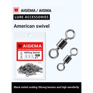 B. b.American Swivel 8-Shaped Ring Eight-Character Swivel Competitive Lure Fishing Gadget Rotating C