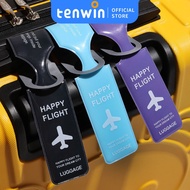 Bag Name Tag | Silicone Plastic Luggage Name Tag |Name Tag, Luggage Tag, Security Tag, Travel Tag - 