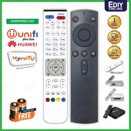 【𝐅𝐑𝐄𝐄 𝐀𝐀𝐀𝐗𝟐】 Remote Control For Unifi TM HyppTV Plus Box EC6106V5 EC6108V8 EC2108E HP40A3 Myunifi Pl