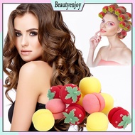 Strawberry Hair Curling Ball DIY Big Wavy Styling Lazy Sleep Curlers Sponge Hair Rollers Heatless St