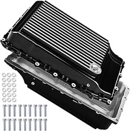 Heavy Duty Cast Aluminum Transmission Oil Pan Compatible with Ford F150 F-150 Ranger Mustang 2017 20