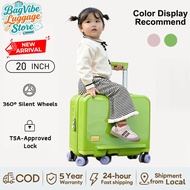 Trolley Bag Luggage Stroller Kids Luggage Bag Travel 360° Rotatable Kids Ride-On Luggage Travel Boar
