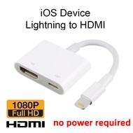 ( lightning to hdmi ของแท้) for Lightning to HDMI VGA Jack Audio TV Adapter Cable For iPhone X/8/7 P