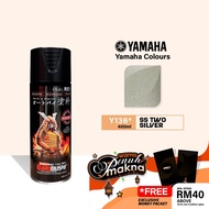 Samurai Y136 Two Silver Yamaha - Aerosol Coating Spray Paint for Automotive Car Motorcycle