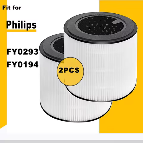 H13 Replacement HEPA Activated Carbon Filter FY0293 FY0194 Compatible with PHILIPS AC0820 AC0850 Ser
