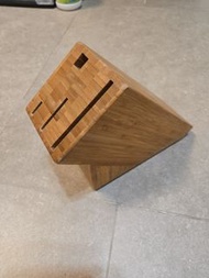 孖人牌WMF 竹製刀架