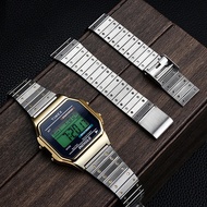 Untuk Casio A158 A159 A168 A169 AE1200/1300 AQ-230 LA-680 a168w/A158W MRW200/AEQ-110 Tali Gelang Jam