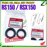 100% ORIGINAL HONDA SEAL SET FR FORK RS150 V1 V2 RS150R / RS-X RSX150 RSX 150 OIL SEAL FRONT FORK DE