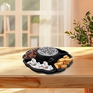 2 in 1 Electric Smores Maker Tabletop Indoor Electric Marshmallow Roaster Smores Kit Family Smore Ma