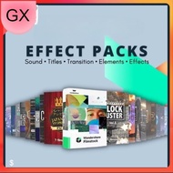 Collection Packs | Effects | Audio | Titles | Elements | Transition | X & 10 & 9 (40GB+ PACKS)