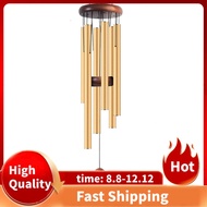 Metal Windchime Aluminum Windbell Wind Chimes 6 Rods Chimes Home Decoration Craft Outdoor Garden Pat